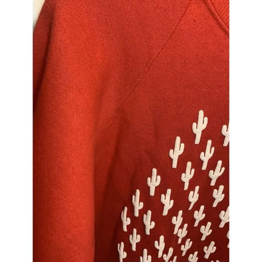 Unisex‎ Adult XL Vintage Las Vegas Red Cactus Pullover Sweater Fruit Of The Loom